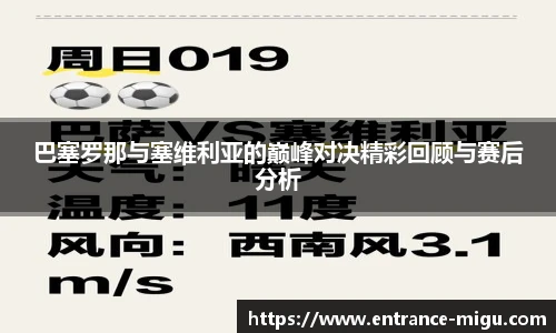 巴塞罗那与塞维利亚的巅峰对决精彩回顾与赛后分析 巴塞罗那与塞维利亚的巅峰对决精彩回顾与赛后分析